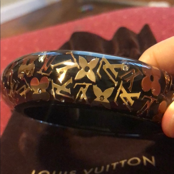 Authentic Louis Vuitton Resin Swarovski Bracelet - Picture 3 of 5